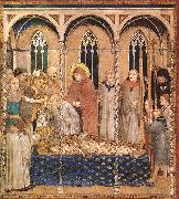 Burial of St Martin Simone Martini